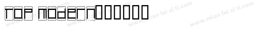 Top Modern字体转换